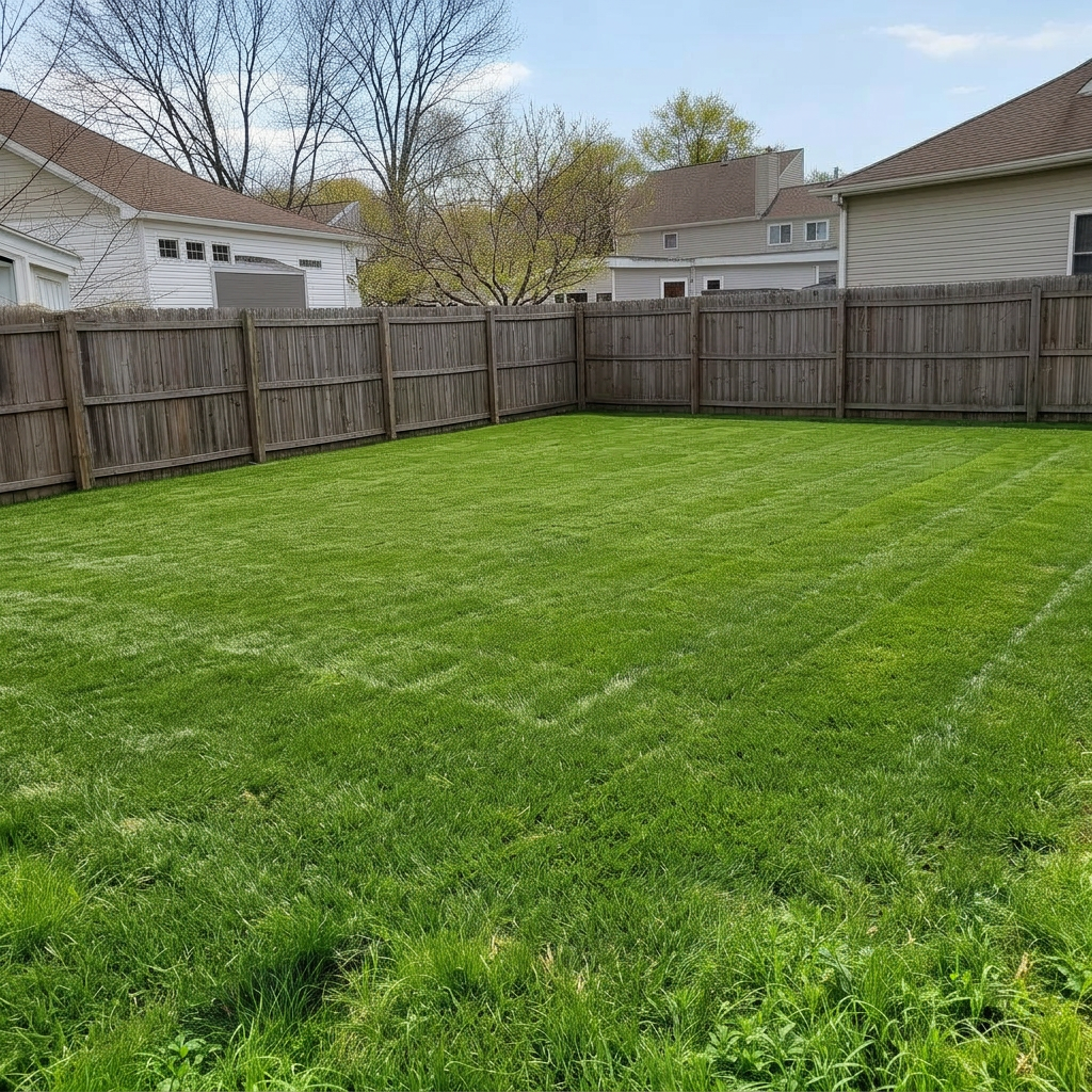 After: backyard cleanup
